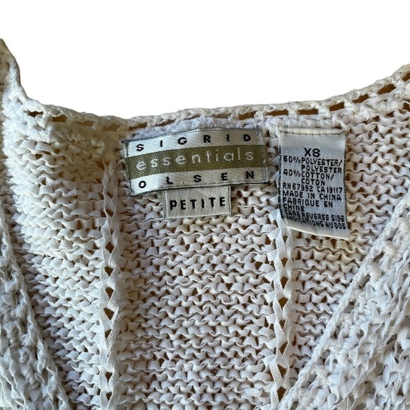 SIGRID Olsen Knitted Short Sleeve Sweater EUC - Picture 4 of 7
